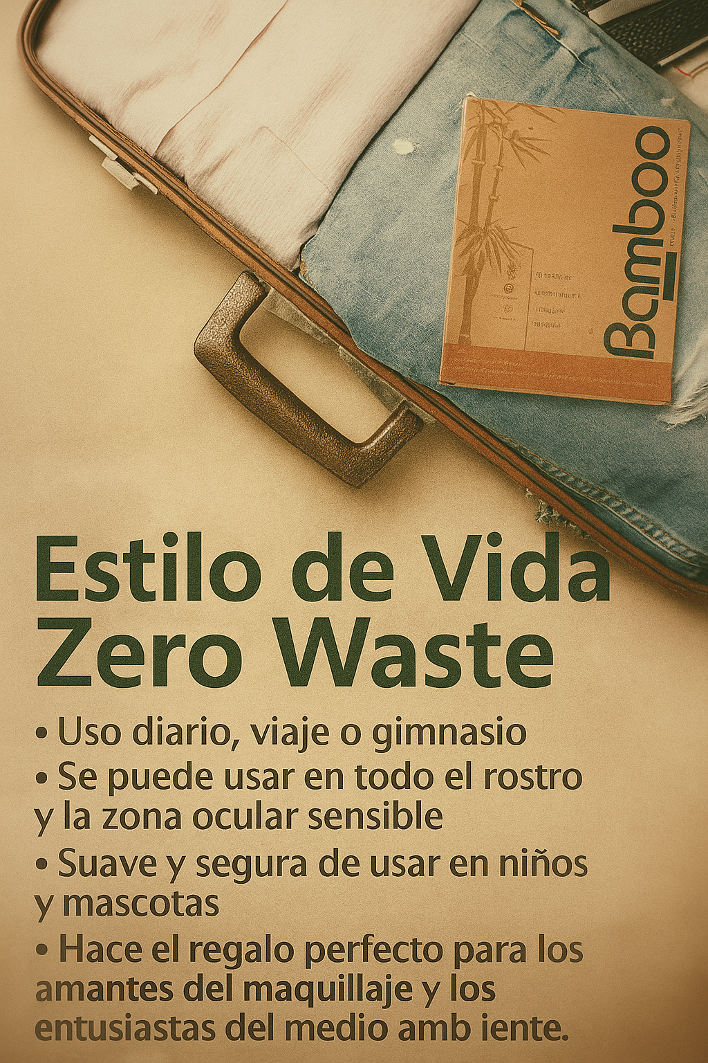 Elsaïa – Discos Desmaquillantes Reutilizables de Bambú (20 uds + Bolsa de Lavado)