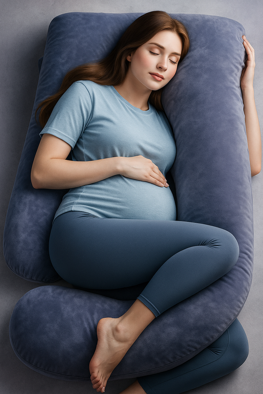 Almohada de Maternidad y Embarazo Elsaïa – Soporte en Forma de U y C